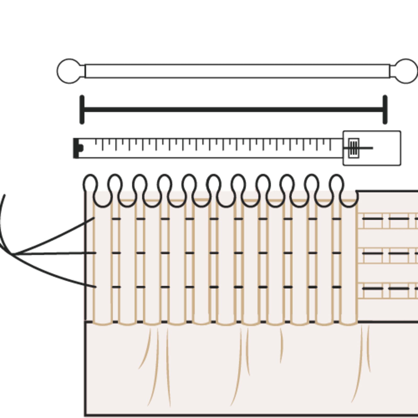 How To Hang Your Curtains The Pencil Pleat Guide